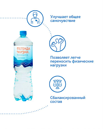 Вода газированная 1,5 л. (6 шт.)