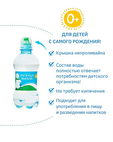Вода детская 0,33 л. (12 шт.)